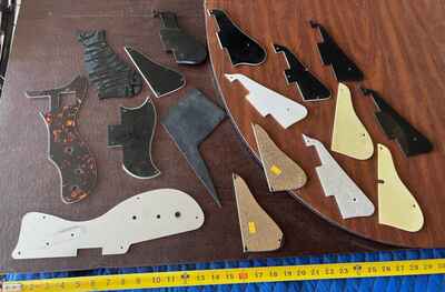Lot #5 of Electric Guitar & Bass Pickguards - vintage & modern & customized