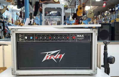 VINTAGE Peavey MAX Multi RANGE Access BASS AMP Head AMPLIFIER WITH ROAD CASE 800