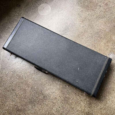 Vintage Guitar Hardshell Case Fits Gibson ES-335 1970s - Black Tolex with Purple