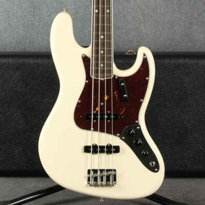 Fender American Vintage II 1966 Jazz Bass - Olympic White - Hard Case - 2nd Hand
