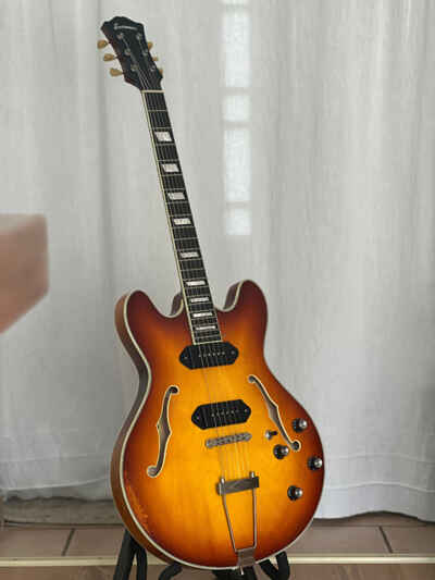 Eastman T64 Vintage mit Lollar P90 ( .Epiphone Casino) im Koffer, Topzustand!
