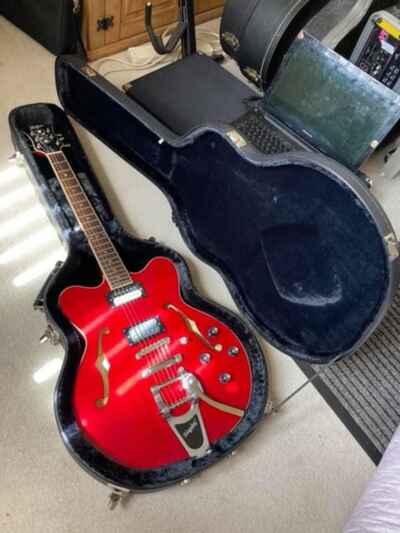 Hofner verythin Guitar With Bigsby And Hofner Case