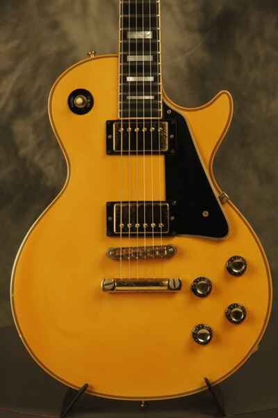 1977 Gibson Les Paul Custom White turned Yellow