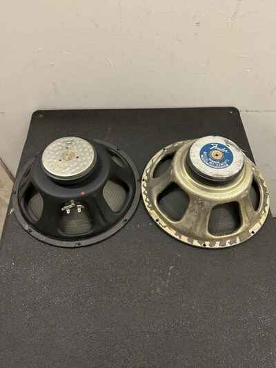 1974 Fender Oxford /  Pyle Quad Reverb 12???? Speakers Pair Vintage Works #54