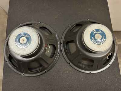 1975 Fender Rola 27297 Twin Reverb 12???? Speakers Matched Pair Vintage Works #61