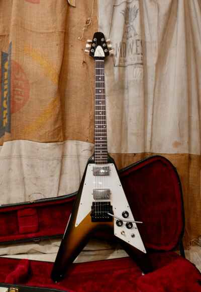 1981 Gibson Flying V Silverburst with OHSC Vintage 1980s