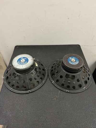 1973 1972 Fender Oxford 12T6-10 Twin Reverb 12???? Speakers Pair Vintage  #56