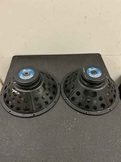 1970??s Fender Oxford Quad Reverb Pair 12???? Speakers Re-Cone Project Vintage #58