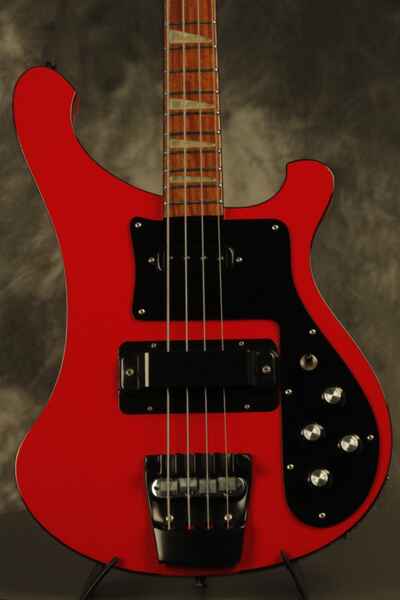 91 Rickenbacker 4003 BT RED w / Black hardware + binding