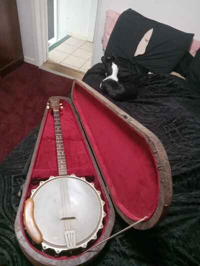 Vintage Framus 4 String Tenor Banjo