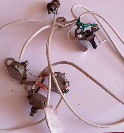 vintage vox challenger guitar complete wiring loom