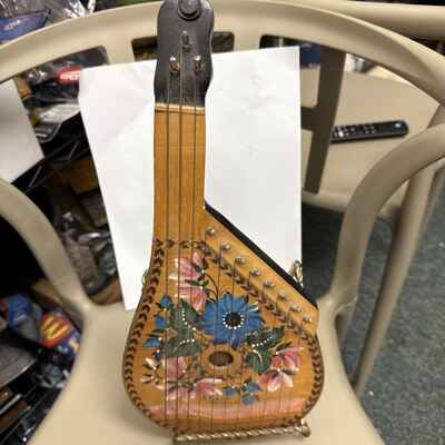 Bandura Folk Instrument USSR Soviet Bandyra 15inch=37 5cm Vintage Working Ex