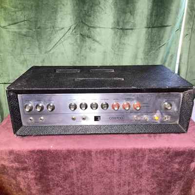 Gibson GSS 100 Guitar  /  Bass Amplifier 1967 Black Full Stack 100 Watt