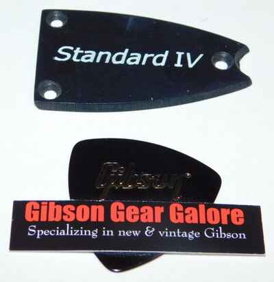 Epiphone Embassy Bass Truss Rod Cover Standard IV Black Guitar Parts Project B