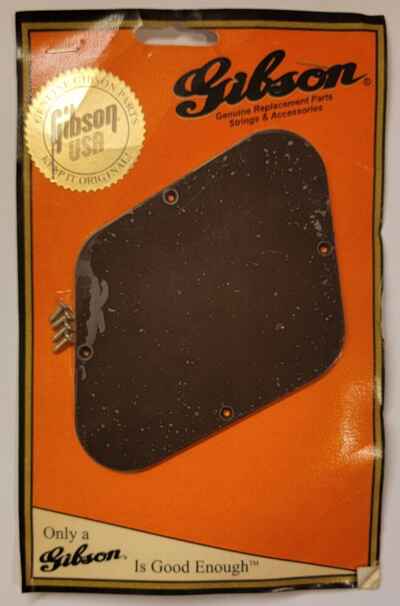 GENUINE GIBSON LES PAUL BROWN ELECTRONICS COVER BACK PLATE Vintage New Old Stock