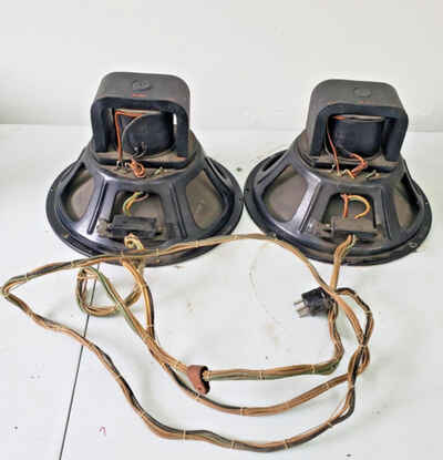 Pair 1948 Jensen A12 12" Full range field Coil Speakers   Nice Matched Pair L208