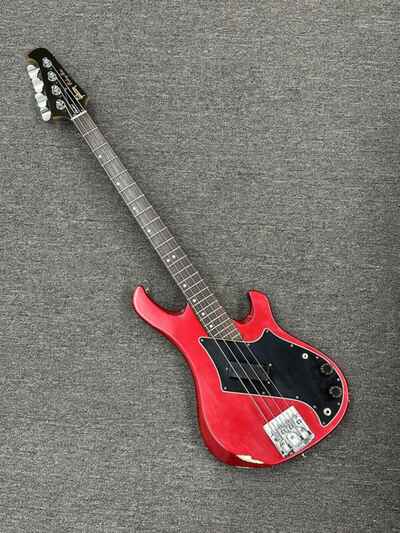 Vintage 1981 Gibson Victory Standard Bass Guitar  ~  Candy Apple Red  ~  Nashville
