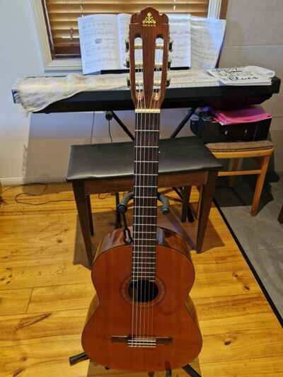 RARE  1978 KISO SUZUKI TAKEHARU G-120 CLASSICAL ACOUSTIC GUITAR MADE INJAPAN