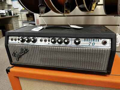 1978 Fender Bassman 70 Tube Guitar Amplifier Head