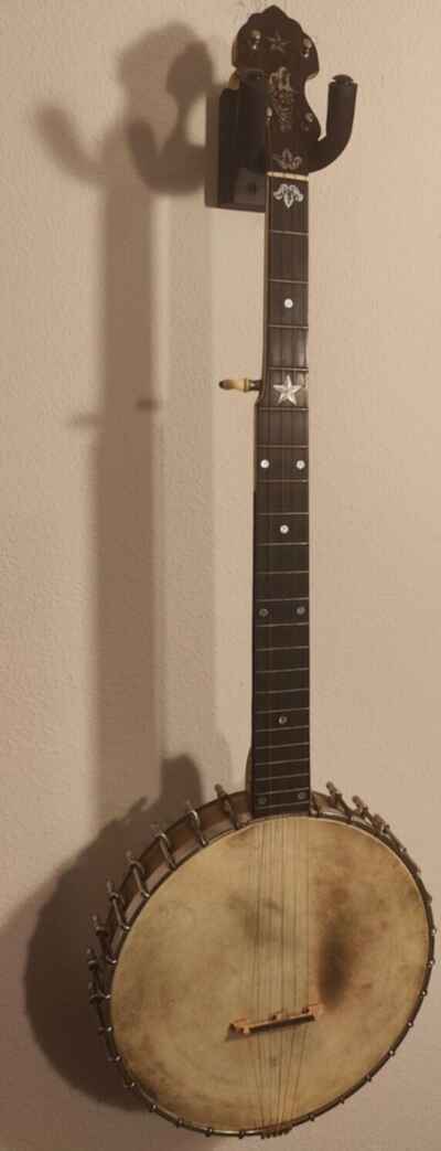 VERY Rare 1911 Fairbanks Vega Style C 5 String Banjo Gryphon Head Pearl #27245