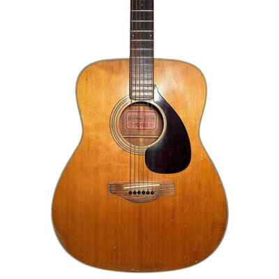 Vintage Acoustic Guitar Yamaha 1970s made FG-180 RED Label Used