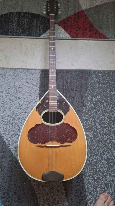 Greek Bouzouki 6 Seiten Von 1950 antike TOP ZUSTAND Perfekt Klang