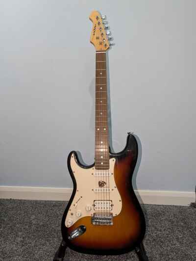 ARIA STG-Series Stratocaster Style Electric Guitar LH Left Handed - Sunburst