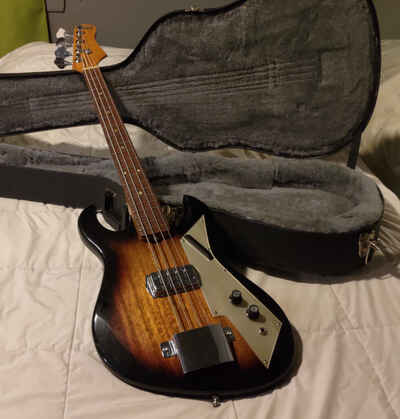 1962 Ibanez model 1901 Bass With Hard Case