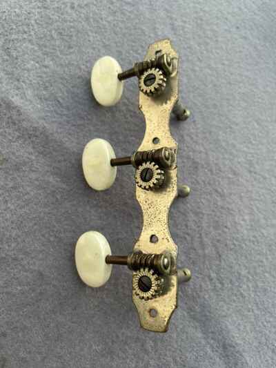 German 1950s 1960s guitar tuner 3R Framus Hoyer Klira etc. 37mm spacing - 6mm