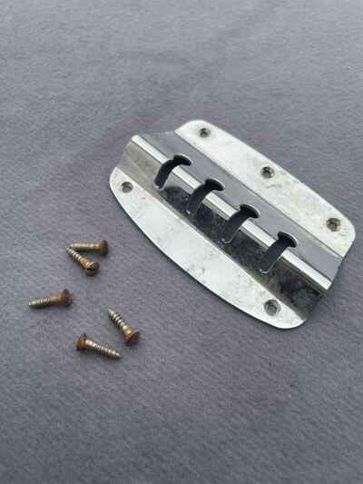 Framus Klira Hoyer etc. bass tailpiece string holder 4-string 1970s 1960s