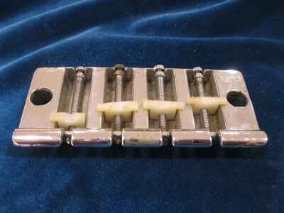 Vintage late 60s ear. 1970s Gibson BASS Bridge for EB-0 EB-3 EB-2 Nylon Saddle