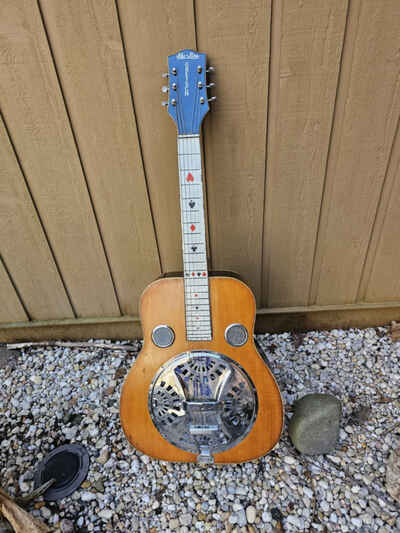 Vintage 1971 SHO-BRO squareneck resonator guitar built by Gretsch In USA awesome