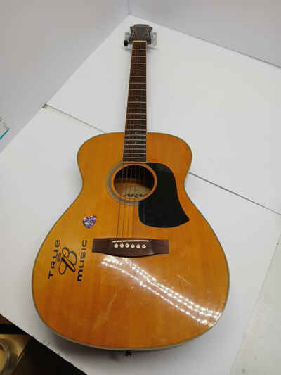 Aria Af-20N Used  Acoustic Guitar Official Budweiser Promo True B MUSIC