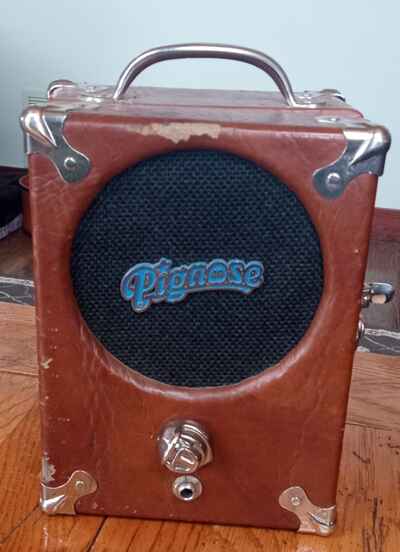 1978 Pignose 7-100 Portable Amp- Nr /  RARE! Red Label  Zappa Beck Classic