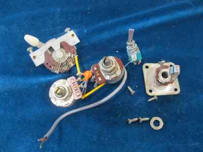 Vintage GIBSON Victory Guitar Wiring Harness Pots jack Switches