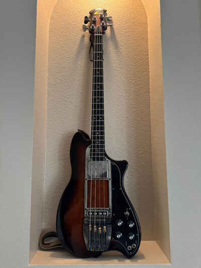 Vintage Ovation Magnum Bass I 1979 w /  Original Hard Case Sunburst Rare