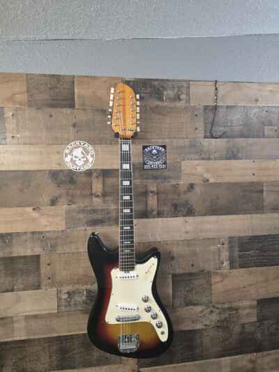 Vox Tempest  Sunburst 12 Strings 1960s Made in Italy