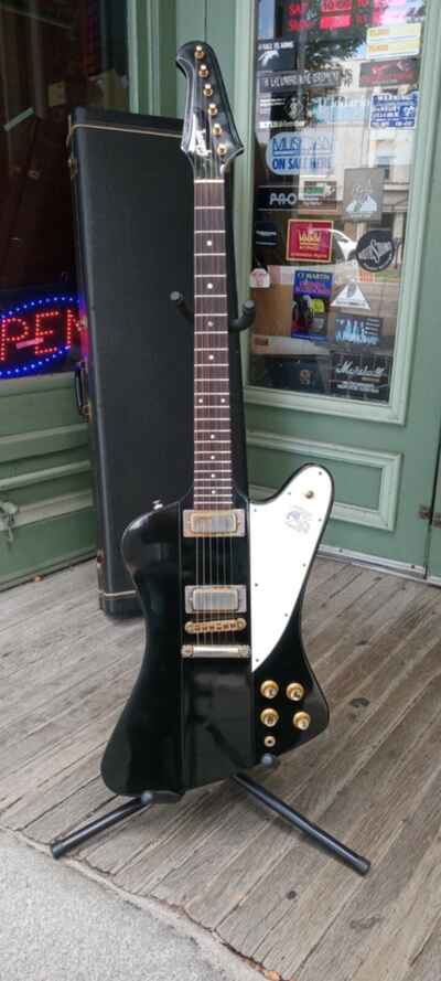 ? Rare 1976 Gibson Firebird Bicentennial ?? Ebony Finish ? Own a Piece of Rock