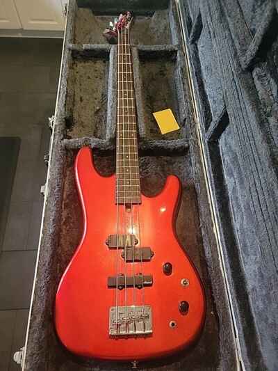 Aria Pro II XRB 1989 Electric Bass Guitar Candy Apple Red (Ships In Free Case)