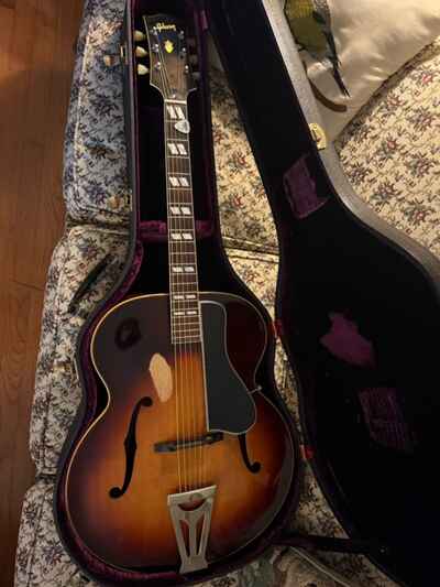 1954 Gibson Super 300 Golden Sunburst Noncutaway Super 400 Related Set Up