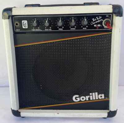 Gorilla Amplifier TC-35 Vintage 1987 Super Rare White Guitar Amp Amplifier