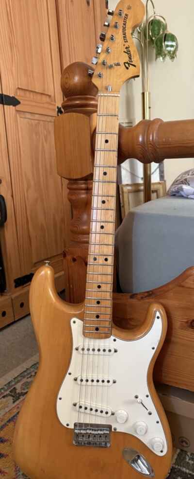 1975 Fender Stratocaster - Vintage 100% Original Natural with Hard case