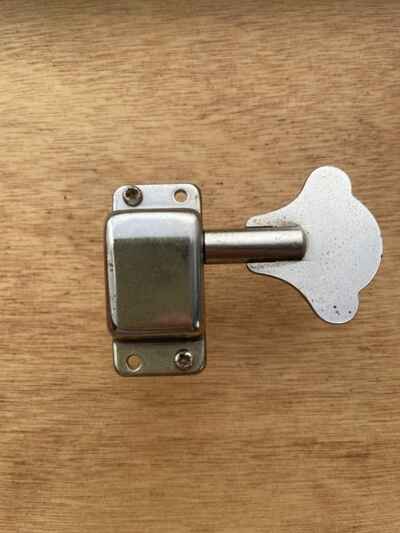 Vintage bass tuner L left side 1960s - Framus Klira Teisco Kawai - 10 mm shaft
