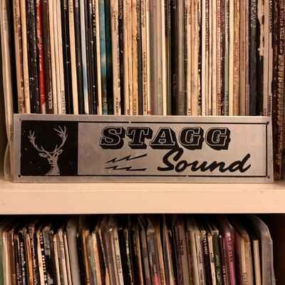 Vintage STAGG Sound 4x12  1973 Aluminium logo  /  badge  /  emblem