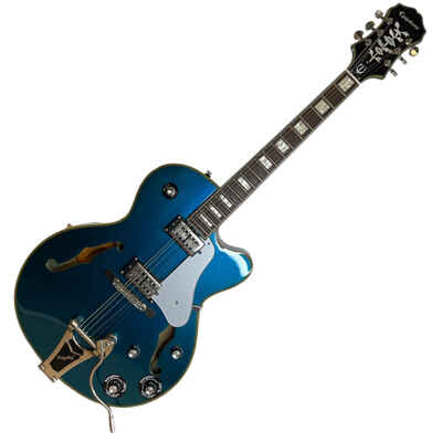 Epiphone Emperor Swingster Semi Hollow Delta Blue Metallic Electric Guitar