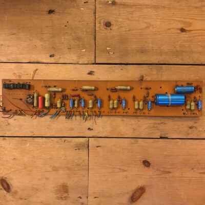 Carlsbro 200W PA circuit  /  tag board 1969 KT88