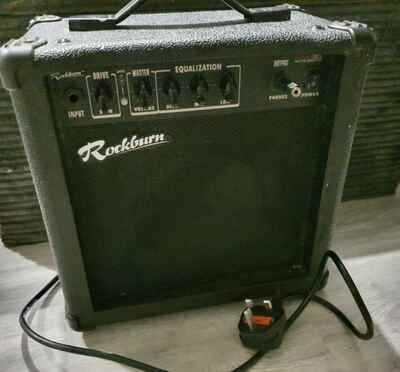 Vintage Black Rockburn 15 W Watts Guitar Amplifier
