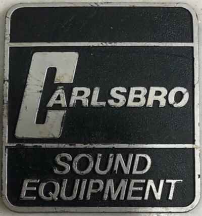Vintage Carlsbro 2x12 4x12 speaker cab Logo  /  combo  /  valve head 1970??s
