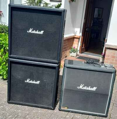 Marshall 1960A Lead 4x12 Angled Cab And Pair Of M412b 300w Speakers
