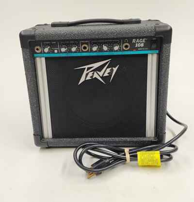 TESTED / WORKS 1980 Peavey Rage 108 12 Watt 1x8 Guitar Combo Amplifier Amp Vintage